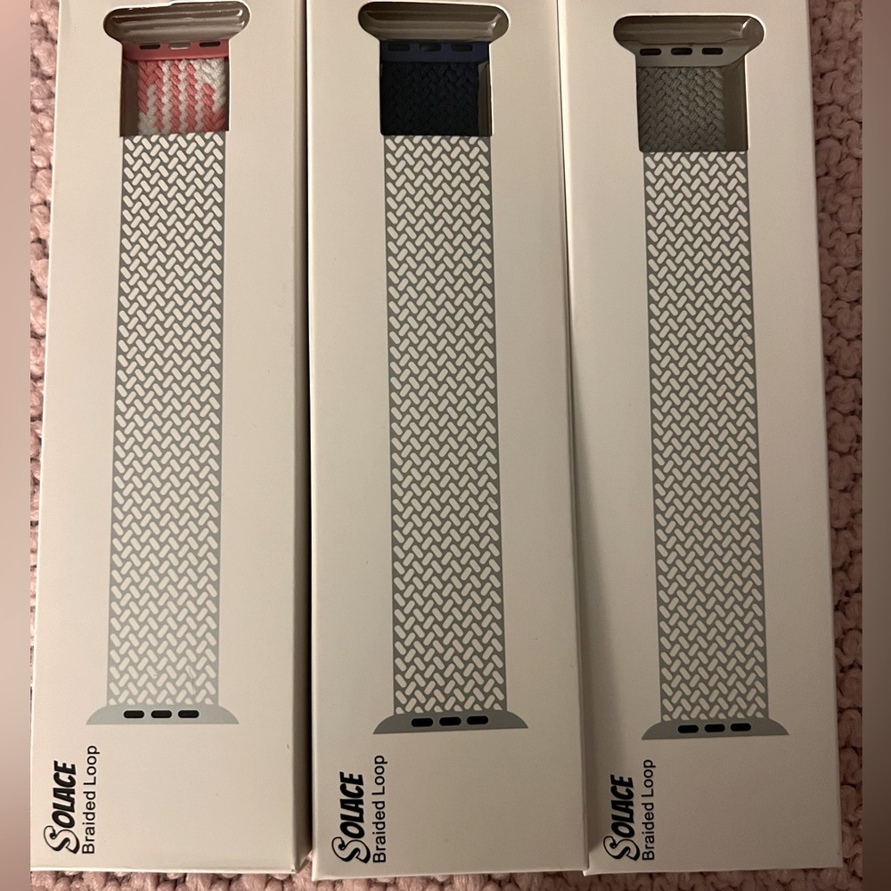 Solace Apple Watch bands. Never opened from box or used